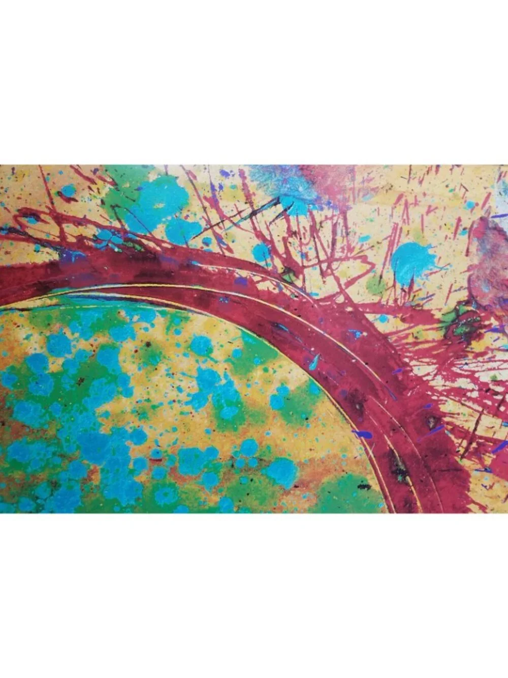 Unique College Colorful Wall Art Poster Abstract 24